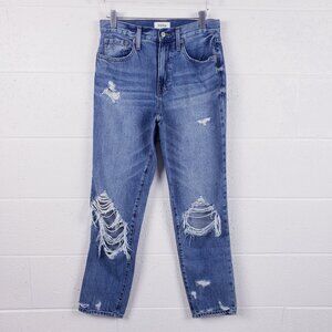 Pistola Presley High Rise Jeans Distressed Boyfriend Blue Women's Size 26